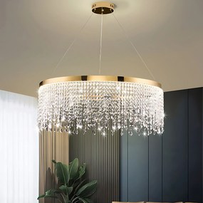 Toolight Toolight, LED stropné osvetlenie 60cm, 24W, 4000K, APP1731-1CP, zlatá, OSW-04342