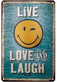 Ceduľa Live, Love and Laugh