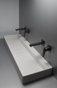 Deante Blur, granitové umývadlo na dosku 1000x400x120 mm, biela, DEA-CQB_AU1S