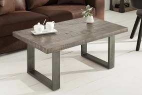 Konferenčný stolík Iron Craft 100cm sivý Mango