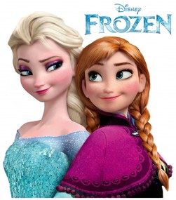 Samolepka na stenu "Frozen 3" 60x70cm