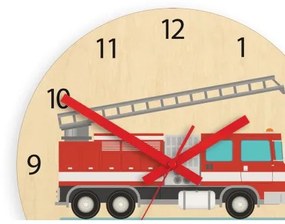 Sammer Originálne detské hodiny s hasičským autom StrazPozarna