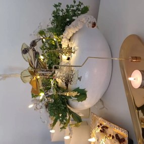 DECOLED Anjel zvoní, 23 x 20,5 cm, stromy, zlato