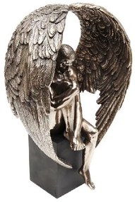 Nude Sad Angel dekorácia bronzová