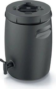 PROSPERPLAST Kompostér na výrobu ekologického hnojiva COMBIOLIQ, čierny, 25 l