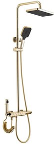 Sprchová sada s termostatom Rea Rob Zlatá