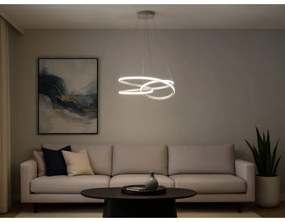 LED stmievateľný luster na lanku LED/90W/230V 3000-6500K pr. 47 cm + DO