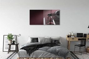 Obraz plexi Maroon biele víno 125x50 cm