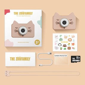 Detský digitálny fotoaparát Zoo Friends - mačka