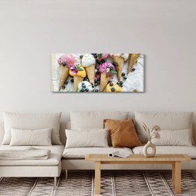 Obraz so zmrzlinami (120x50 cm)