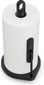 Matne čierny oceľový držiak na kuchynské utierky – simplehuman