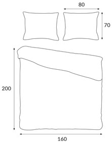 SATÉNOVÉ OBLIEČKY SATYNLOVE CLASSIC 160X200 CM, 2KS 70X80 CM TMAVOHNEDÉ