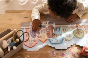 Knižka so samolepkami Hasičská stanica Jim