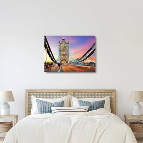 Sklenený obraz - Tower Bridge (70x50 cm)