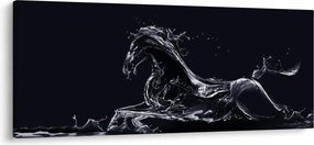 Obraz - Kôň a voda (120x50 cm)
