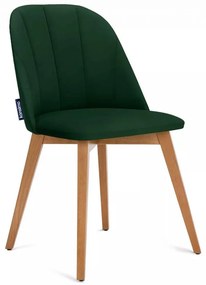 Konsimo Sp. z o.o. Sp. k. Jedálenská stolička RIFO 86x48 cm tmavozelená/buk KO0088