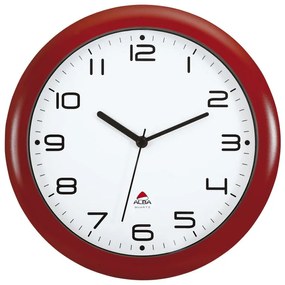 Nástenné hodiny červené