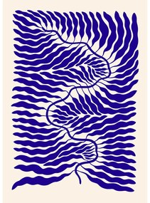 The Poster Club Plagát Little Blue by Linnéa Andersson 30x40 cm