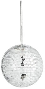 DISCO Guľa 15 cm - strieborná