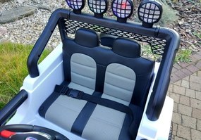 LEAN CARS Elektrické autíčko Jeep S2388 biele 4x45W