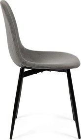 Noela Jedálenský set CERAMON 120 biely + 4x stolička MARIE šedá