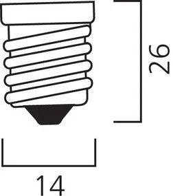 SOLIGHT SMD LED reflektorová žiarovka R50 5W E14 3000K 440lm