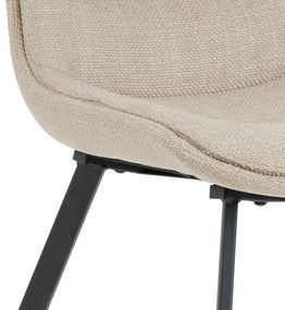 IDA Béžové (Látka Basel 24) - MODERNÁ ČALÚNENÁ STOLIČKA DO OBÝVAČKY/ JEDÁLNE LOFT