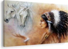 Obraz - Kúzla indiánov (90x60 cm)