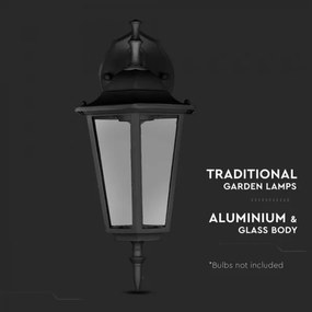 Vonkajšia nástenná lampa 1xE27/40W/230V IP44 čierna