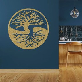 Drevená dekorácia na stenu strom života Dualita I SENTOP PR0212