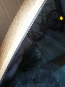Dizajnové nástenné zrkadlo Daiwa 72 cm dub - II. Trieda