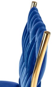 JEDÁLENSKÁ STOLIČKA MARITA MODRÁ + ZLATÁ