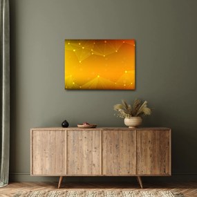 Abstraktný žltý obraz (70x50 cm)