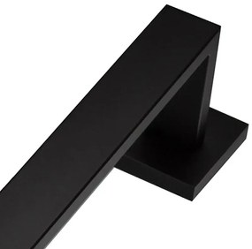 Rea Erlo 02, 2-radový vešiak na uteráky 60cm 332919, čierna matná, REA-06908