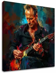 Obraz Sting - Kráľ Grammy | 100% originál domaľovaný akrylom