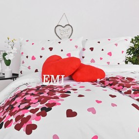 Obliečky Romance fialové EMI: Vankúš 40x40