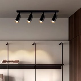 Brilagi - Bodové svietidlo SELE DIAMANT 4xGU10/30W/230V čierna