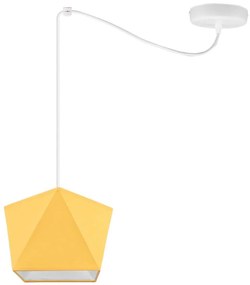 Závesné svietidlo Diamond Spider, 1x textilné tienidlo (výber z 10 farieb), (výber z 2 farieb konštrukcie)