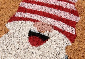 Rohožka Trpaslíci na snehu 106201 - na von aj na doma, 40x70, hnedá, chodba / predsieň, Hanse Home