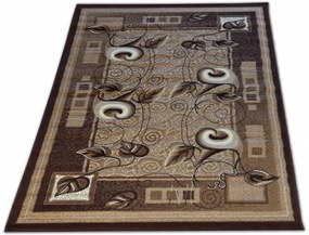 Hnedý kuchynský koberec Šírka: 80 cm | Dĺžka: 150 cm