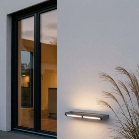 Brilagi -LED Vonkajšie nástenné svietidlo SALERNO LED/24W/230V 66 cm antracit IP65