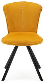 Žlté jedálenské stoličky v súprave 2 ks Simbra – Marckeric