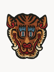Ručne tkaný vlnený koberec Tiger Face