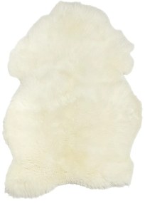 Koberce Breno Kusový koberec Ovčia kožušina veľká krémovo biela, biela,70 x 110 cm