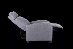 LuxuryForm DESIGN Televízne kreslo RUFO s polohovaním - šedé