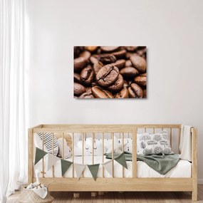 Sklenený obraz kávových zŕn (70x50 cm)