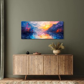 Obraz - Maľba krajiny (120x50 cm)