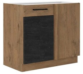 Dolná kuchynská skrinka Bronte 105 ND 1F BB (dub lancelot + dark wood). Vlastná spoľahlivá doprava až k Vám domov. 1123228