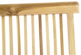 Skladacia stolička Gardenay z teakového dreva