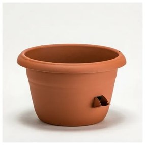 Samozavlažovacia žardina Siesta, oranžová, Plastia, pr. 25 cm